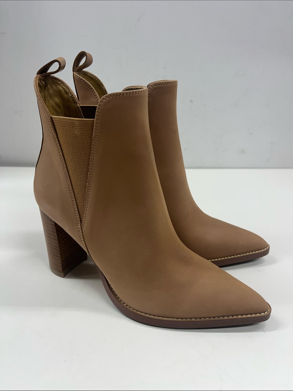New TONY BIANCO Sasha Bootie in Caramel Diesel Leather Size 7